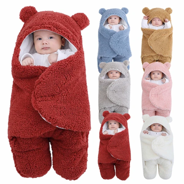 Kids Sleeping Bags Super-Light Flopfly Floss Newborn Blanket Infant Boys Girls Wrap The Sleeping Nursery Wrap