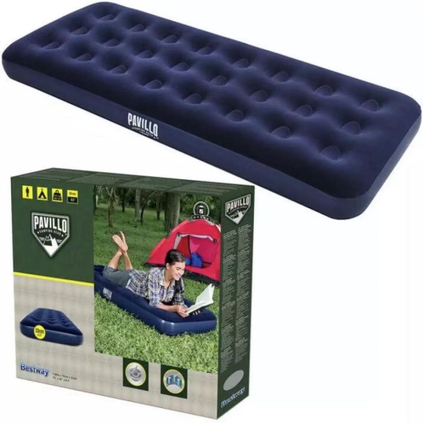 Exclusive Bestway Flocked Single Air Bed Camping Mattress