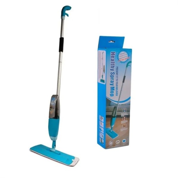 Spray Mop – 360° Rotating Microfiber Floor Cleaning Mop with Refillable Water Spray Bottle