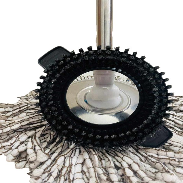 Swiss Clean Super Mop – Modern Technology 360° Spin Mop with Bucket, Extra Brush Head, Easy Floor Cleaning System