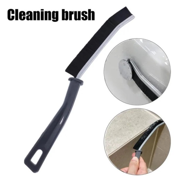 Gap Cleaning Brush – Long Handle Crevice Brush for Tile Lines, Window Tracks & Corner Deep Cleaning