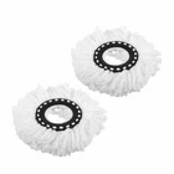 8 Chaka Spin Mop Pad – Microfiber Refill Replacement Head for 360° Rotating Floor Cleaning Mop