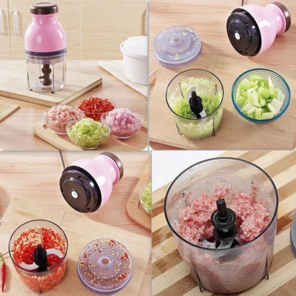 Capsule Cutter – Electric Mini Food Chopper, Blender & Grinder for Vegetables, Meat, Spices & Fruit