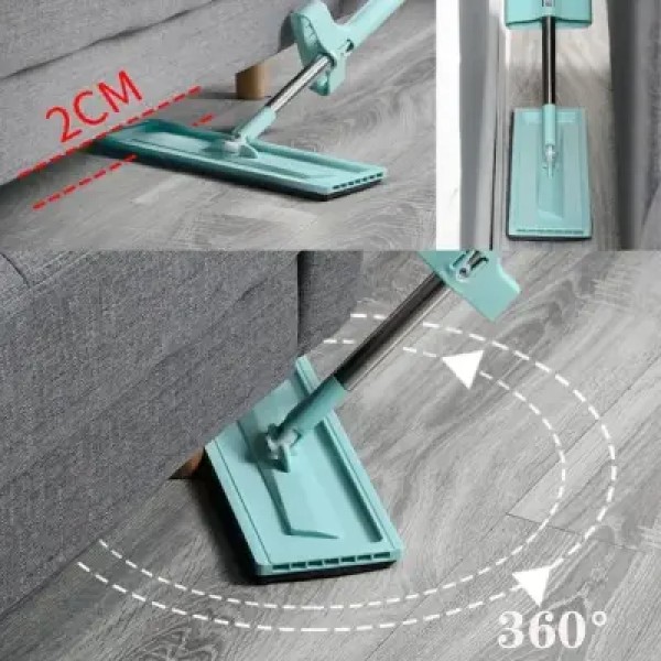 Hands-free Mop, Flat Mop, Floor Cleaner, 360 Rotatable Mop, Cleaning Gadgets