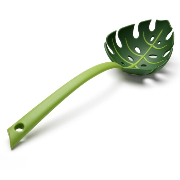 Jungle Spoon.onstera Leaf Strainer Spoon. Decorative Kitchen Utensil