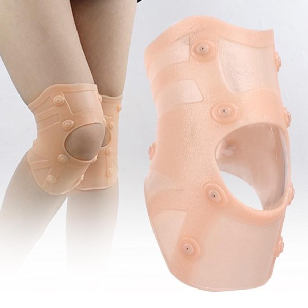 Magnet Ankle Pad,Silicone Heel Pain Relief Pad, Magnetic Therapy Ankle Support , Reusable Heel Protector for Foot Pain & Crack Healing