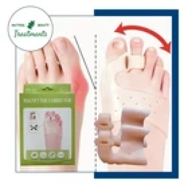 Magnet Toe Corrector. Bunion Corrector & Toe Straightener.Magnetic Therapy Toe AlignerSilicone Toe Separator for Hammer Toe & Overlapping Toes
