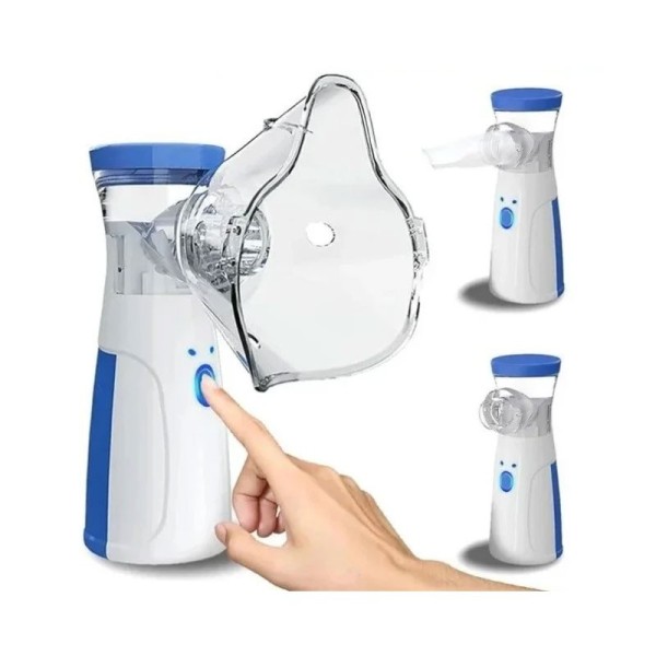 Mesh Nebulizer JSLW302 , Handheld Nebulizer Machine for Asthma & Cough ,USB Rechargeable Silent Nebulizer . Adult & Kids Inhaler Machine
