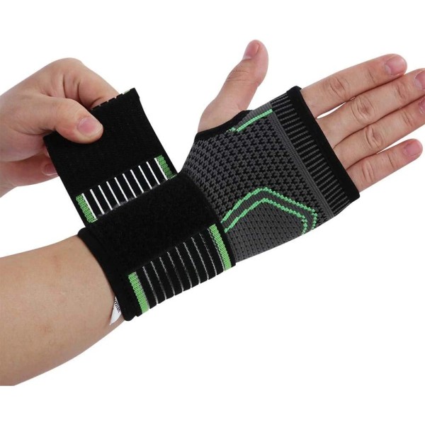 Pressurized Support Bracers,Adjustable Compression Wrist Brace , Wrist Support for Gym, Typing & Arthritis ,Breathable Mesh Wrist Guard with Thumb Support
