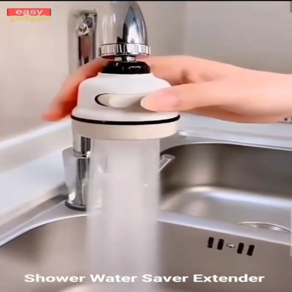 Rotate Water Tap , Water Saver Faucet Extender with 2 Modes,Kitchen & Bathroom Faucet Extender with Shower & Spray Mode 360 Degree Swivel Water Tap Adapter