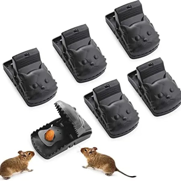 Mouse Killer Trap,Reusable Plastic Mouse Trap, Snap Mouse Trap for Home & Kitchen,Poison-Free Rodent Control Trap,Safe & Effective Mouse Killer