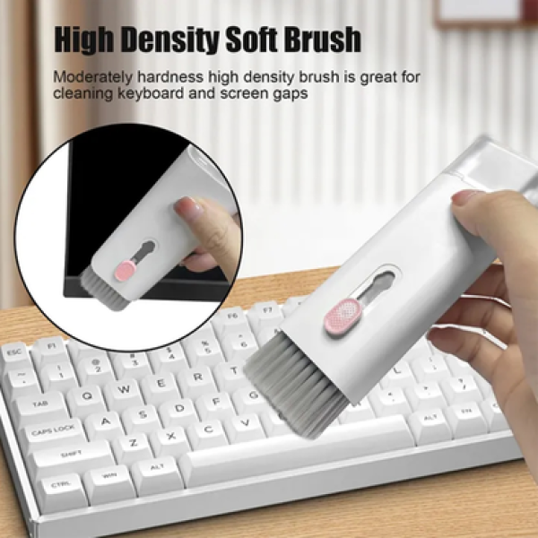 The Ultimate 7 in 1 Electronics Cleaning Kit, Multi-Function Screen & Keyboard Cleaner, 7-in-1 Cleaning Brush for Phone, Laptop, Tablet, Camera & Keyboard ,Portable Electronics Cleaning Kit