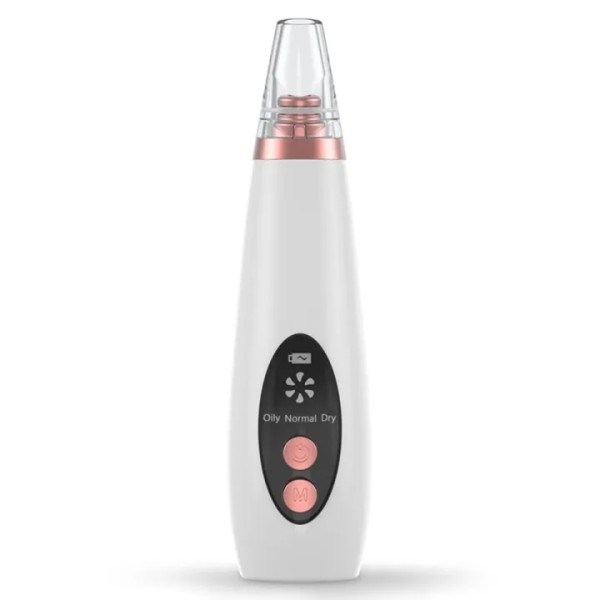 USB Rechargeable Multifunctional Blackhead Remover, Electric Vacuum Pore Cleaner with 3 Suction Levels, USB Rechargeable Blackhead & Acne Remover for Oily, Normal & Dry Skin, Professional Facial Pore Vacuum Cleaner