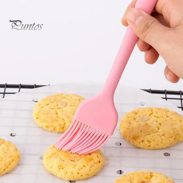 SilBrushes Bread Butter Pastry Brushicone oil Brush kitchen  utensil Baking Cooking Oil , 5 Pcs Basting & Pastry Brush for Baking, Cooking & BBQ,Heat Resistant Silicone Oil Brush for Bread, Butter, Pastry & Grilling,