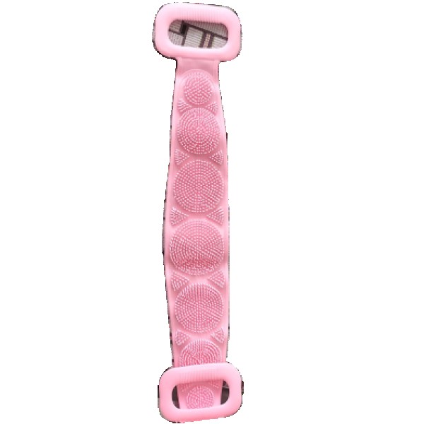 Exfoliating Shower Washing Belt, Silicone Body Scrubber Belt with Handles,Long Exfoliating Bath Belt for Back & Body, Silicone Shower Scrubber with Dual Handles, Exfoliating Bath Strap for Dead Skin Removal