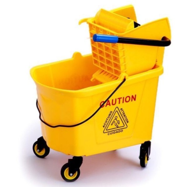 Industrial Mop Bucket with Wringer 30L